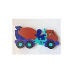 Ponpontoys Beton Mikseri Ahşap Puzzle Yapboz