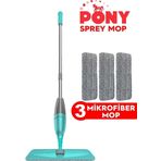PONY SPREY MOP 3 MİKROFİBER MOP SET YEŞİL
