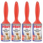 Pony Tüy Toplayıcı Rulo 4 Lü Set Kedi Köpek