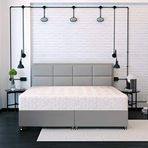 Pony Yatak Asur 140 x 200 CM Sandıklı Baza Başlık Set
