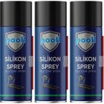 POOLL Koşu Bandı Yağı 400 ML Silikon Spreyi Emniyet Kemeri Spreyi Uzatma Hortumu+Yedek Başlık 3 Adet