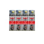 POOLL Lastik Tamir Kiti Lastik Tamir Spreyi 400 ML Otomobil Suv Motosiklet Lastik Tamir Kiti 4 Adet