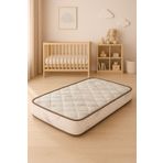 Pooly 70x130 Bambu Desenli Soft Ortopedik Yaylı Yatak 70*130 Yaylı Bebek Yatağı