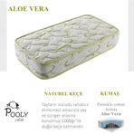 Pooly Aloevera Kumaş Lüx Soft Yaylı 70x120 cm Yatak