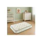 Pooly Bamboo Bebek Yatağı 60x110 cm Soft Lüks Ortopedik Bebek Yatağı Beşik Yatağı Oyun Parkı Yatağı