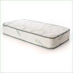 Pooly Yeşil Beyaz Bamboo 60 x 120 cm Soft Lüks Ortopedik Bebek Beşik Yatağı Oyun Parkı Yatağı