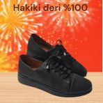 Pooma Hakiki Deri Bayan Ayakkabı - 000-Siyah