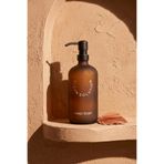 Poomy 500 ml Cam Sıvı Sabunluk Kahverengi Mutfak Banyo Sabunluk Şişesi