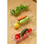 Poomy Buzdolabı ve Dolap İçi Düzenleyici Şeffaf Organizer Set - 3 Adet, CC.CP.001