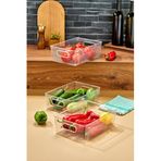 Poomy Buzdolabı ve Dolap İçi Düzenleyici Şeffaf Organizer Set - 3 Adet, CN.PPY.811