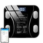 Poomy Dijital Bluetooth Baskül Vücut Analiz Cihazı Siyah, CAN.BB.021