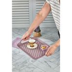 Poomy Kaydırmaz Tabanlı Sunum Tepsisi Mor 25x31cm, can.hh.743.01