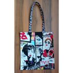 Pop Art - Bez Omuz ve Plaj Çantası - 35X37 CM - Çok Renkli