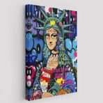 Pop Art Grafitti Mona Lisa Dekoratif Kanvas Tablo, Duvar Dekoru 6216
