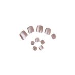 Pop Beauty Ayak Takma Tırnak Seti & Zararsız Yapıştırıcı Simli Karamel
