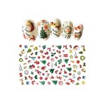 POP Beauty Nail Art Tırnak Süsleme Sticker, Christmas(yılbaşı), Tırnak Dövmesi, Tırnak Tattoo