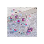 POP Beauty Nail Art Tırnak Süsleme Sticker, Tırnak Dövmesi, 5d Kabartmalı Çiçek Desenleri