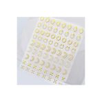 Pop Beauty Nail Art Tırnak Süsleme Sticker Tırnak Dövmesi Tırnak Tattoo Ay Desenli