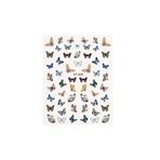 Pop Beauty Nail Art Tırnak Süsleme Sticker, Tırnak Dövmesi, Tırnak Tattoo Mavi Kelebek