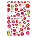 Pop Beauty Nail Art Tırnak Süsleme Sticker, Tırnak Dövmesi, Tırnak Tattoo - Mor