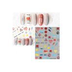 POP Beauty Nail Art Tırnak Süsleme Sticker, Tırnak Dövmesi, Tırnak Tattoo