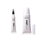 Pop Beauty Peeling Yapan Dudak Kremi (Beyaz) & Aydinlik Veren Gözenek Küçülten Makyaj Bazi