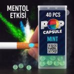 Pop Capsule Kutu Aplikatörlü Nane Aromalı 40’lı Mentol Topu