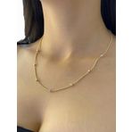 Pop Corn Zincir Dorika Top Çok Şık Altın Kolye 14 Ayar