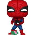 Pop Fıgure Marvel Holıday Spıderman Wıth Open Gıft No 1441