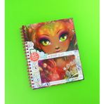 Pop Girl Boyama Kitabı – 60 Sayfa Spiral Defter – Karakter ve Mandala Desenli Boyama Kitabı