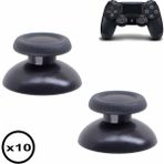 Pop Konsol 10 Adet PS4 Analog Topuz Yedek Parça PS4 Topuz Thumb Stick v1 v2 Tüm PS4 Kollara Uyumlu - Siyah