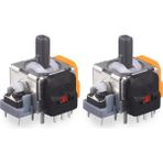Pop Konsol 2 Adet Ps4 Hall Effect Analog Motor Ps4 Kol Joystick Tamiri Playstation 4 Yedek Parça - Turuncu