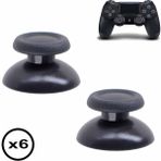 Pop Konsol 6 Adet Ps4 Analog Topuz Orjinal Yedek Parça Ps V1 V2 Tüm Ps4 Kollara Uyumlu Ps4 Analog Thumb Stick - Siyah
