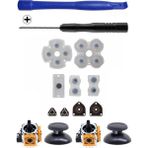 Pop Konsol Ps4 001 011 Analog Motor Topuz Iç Lastik Tornavida Ayırıcı Tamir Seti Playstation 4 Kol Tamiri - Siyah