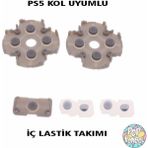 Pop Konsol PS5 V1 Kol Tamiri İç Lastik Takımı Silikon Lastik Playstation 5 V1 Kol Tamir Rubber Pad