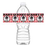 POP parties Baby Q Su Geçirmez Şişe Etiketleri - 20 Şişe Etiketi - Baby Q Parti Dekorasyonları - Baby Q Parti Malzemeleri - Piknik Bebek Partisi Dekorasyonları - Şişe