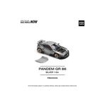 pop race 1 :64 Pandem GR86 Silver – Açılabilir Kaputlu Metal Diecast Model Araba PR640235