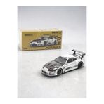 pop race 1 Pop Race PR64 Toyota Supra Top Secret GT300 White Chrome 1:64 Diecast Model Araba