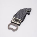 PopArms Game of Thrones - Stark Collectible Lisanslı Manyetik Şişe Açacağı - 001-Renkli