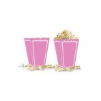 Popcorn Kutusu 8li -Makaron Pembe-