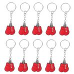 POPETPOP 10 Adet Boks Eldiveni Anahtarlık Mini Sırt Çantası Anahtarlık Anahtarlıklar Boks Eldivenleri Anahtar Kolye Çanta Çekicilik Boks Eldivenleri Anahtar Çekicilik Boks Eldivenleri