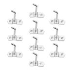 POPETPOP 10 Adet Pegboard Hooks PEG Kurulu Aracı Yardımcı Programı Kanca Duvar Montaj Depolama Askı Peg Kurulu Assekçiler Pegboard Araçları Üzerinde Çeşitli Düzenleme 5 Cm