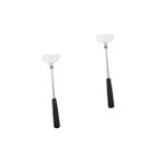 POPETPOP 2 Adet Paslanmaz çelik karides spatulası bicak muhtelif çeşitli avcı Balık tutma kepçe balıkçılık tırmık aracı çok amaçlı karides küreği balıkçı küreği balıkçılık karides küreği