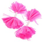 POPETPOP 2 Adet Pom Pom Profesyonel Tezahürat Pom Poms Kolu Ile Tezahürat Ekibi Takım Sporları Ruhlu Parti Dans Eğitimi Pembe