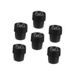 POPETPOP 2 Set Trampolin Direği Kılıfları Siyah Sandalye Koruyucuları Kompakt Masa Dışı Ped Seti 6 Adet*2