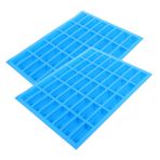 POPETPOP 2pcs Dikdörtgen Kalıplar Karamel Silikon Kalıplar 40 ızgara Buz Küpü Çikolata DIY Kalıpları Çok Amaçlı Pişirme Kalıbı Çikolatalı Kurabiyeler Ve Hamur Işleri