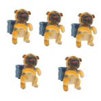 POPETPOP 5 Adet Saksı Köpek Yavrusu Kolye Küçük Köpek Dekorasyonu Saksı Askı Süsleme Flower Pot Hanger Ev Köpeği Heykelcik Ev Köpeği Heykeli Çiçek Ekici Heykelcik Askı Reçine