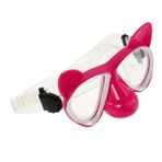POPETPOP Dalış Maskesi Çocuk Şnorkel Yüzgeçleri Temizle Gözlük Yürümeye Başlayan Gözlük Gençlik Yüzücü Gözlüğü Yüzmek Çocuklar Burun Koruyuculu Rosy Plastik