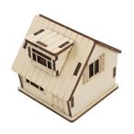POPETPOP minyatür ev ahşap model ev mini ev süsü Eğitici oyuncak seti Diy mini ev Çin tarzı oyuncak ev küçük boks topları DIY oyuncak ev minyatür kiti 3 boyutlu ev yapboz oyunları Khaki