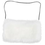 POPETPOP peluş el ısıtıcı yastık kislik eldiven hand warmer Peluş kürklü eldiven El ısıcısı peluş eller manşon beyaz kış eldiven kadın kış sıcak manşon taşınabilir ısıtıcı kese tavşan kürkü